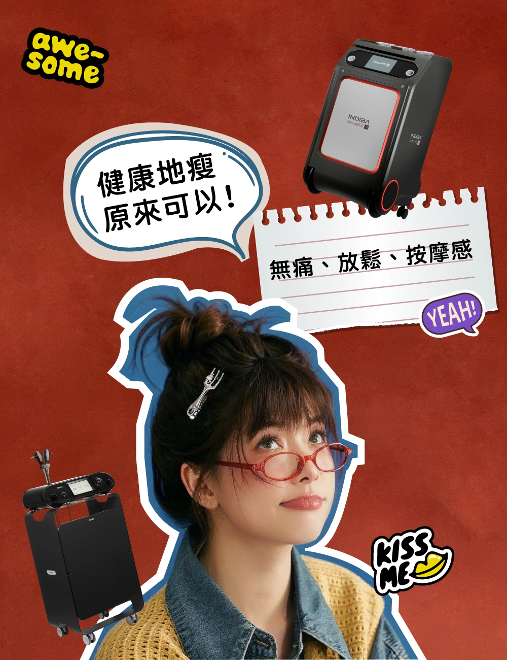 indiba deep res6 & indiba ia pro max